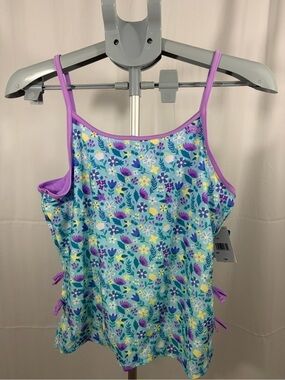 NWT Zeroxposur Women’s Size 20.5P Floral Tank Swimsuit
